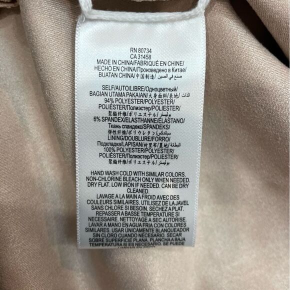 BCBGMAXAZRIA Pale Pink Beritt Faux Suede Dress XS Mini Dress - Picture 8 of 10